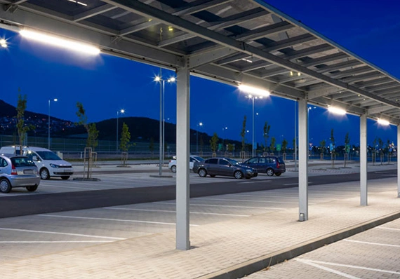 Energy-efficient parking lighting in Olds Ridge